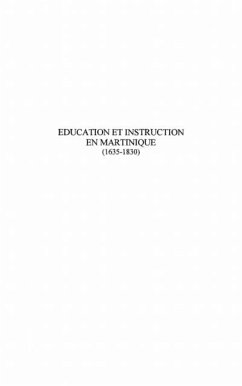 education et instruction en martinique (eBook, PDF)