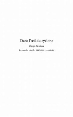 Dans l'oeil du cyclone - congo-kinshasa: (eBook, PDF)