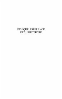 Cover Ethique, esperance et subjectivite (eBook, PDF)