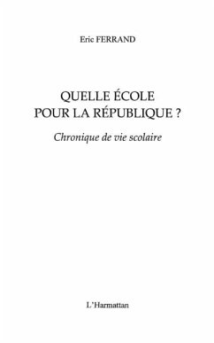 Quelle ecole pour la Republique ? (eBook, PDF)