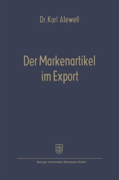 Der Markenartikel im Export - Alewell, Karl