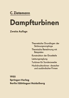 Die Dampfturbinen - Zietemann, Constantin