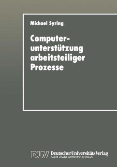 Cover Computerunterstützung arbeitsteiliger Prozesse