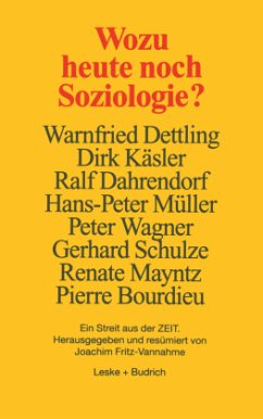 Wozu heute noch Soziologie?