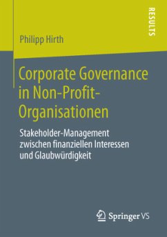 Corporate Governance in Non-Profit-Organisationen - Hirth, Philipp