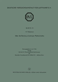 Über die Beulung anisotroper Plattenstreifen - Thielemann, Wilhelm F.