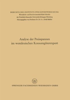 Analyse der Preisspannen im westdeutschen Konsumgüterexport