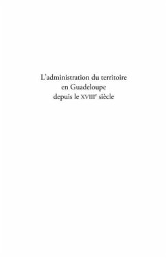 L'administration du territoireen guadel (eBook, PDF)