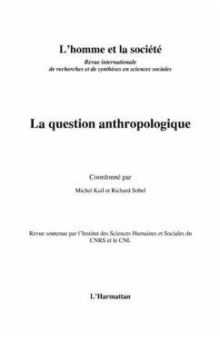Cover Question anthropologique La (eBook, PDF)
