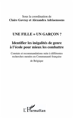 Une fille = un garcon ? - identifier les inegalites de genre (eBook, ePUB)