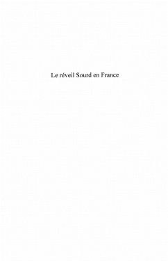 Le reveil sourd en france - pour une perspective bilingue (eBook, ePUB) - El Hadj Thierno Mamadou Bah