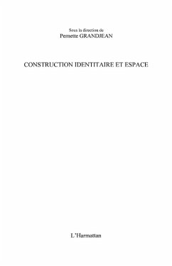 Construction identitaire et espace (eBook, ePUB)