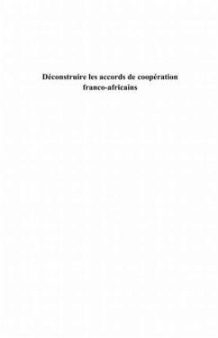 Deconstruire les accords de cooperation (eBook, PDF)