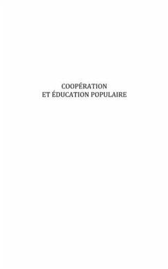 Cover Cooperation et education populaire (eBook, PDF)