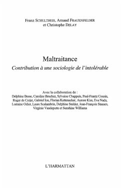 Maltraitance-Contribution a une sociolog (eBook, ePUB)