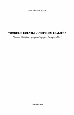 Tourisme durable : utopie ou realite ? (eBook, ePUB)