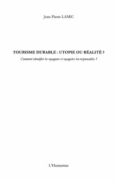 Cover Tourisme durable : utopie ou realite ? (eBook, ePUB)