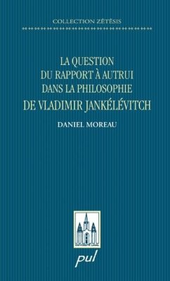 Cover La question du rapport a autrui dans la philosophie... (eBook, PDF)