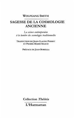 Sagesse de la cosmologie ancienne (eBook, ePUB) Sagesse de la cosmologie ancienne (eBook, ePUB)