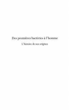 Des premiEres bacteries A l'homme - l'histoire de nos origin (eBook, ePUB)