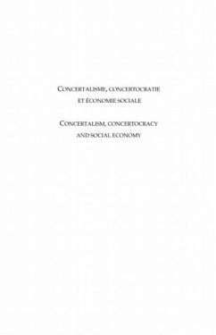 Cover Concertalisme, concertocratie et economie sociale. la concer (eBook, PDF)
