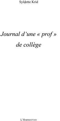 Journal d'une prof de college (eBook, ePUB)