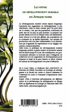 Cover Le mythe du developpement durable en Afrique noire (eBook, ePUB)