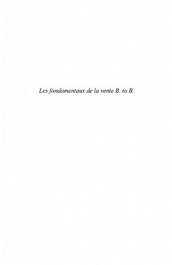 Cover Fondamentaux vente business tobusiness (eBook, ePUB)