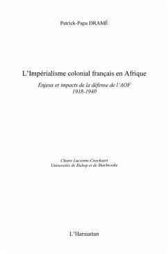 Cover Imperialisme colonial francaisAfrique (eBook, ePUB)