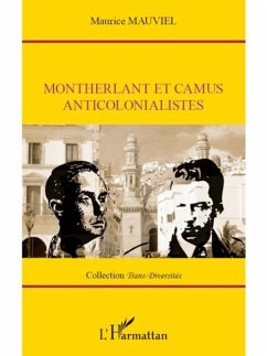 Cover Montherlant et Camus anticolonialistes (eBook, PDF)