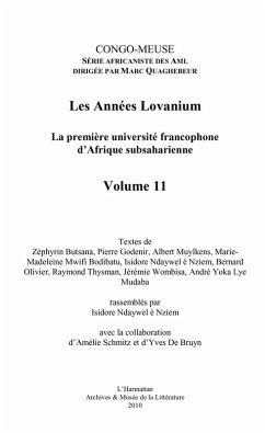 Les annees lovanium (tome 2) - la premiere universite franco (eBook, ePUB)
