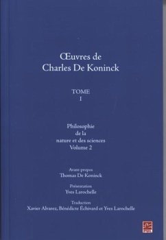 Cover Oeuvres de Charles De Koninck 1 volume 2 (eBook, PDF)
