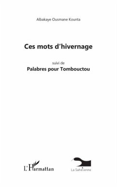 Cover Ces mots d'hivernage - suivi de - palabr (eBook, PDF)