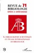 La bibliographie scientifique et... - Bild 1