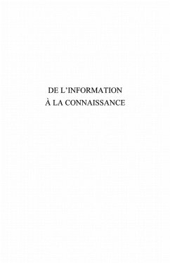 De l'information a la connaissance - 2ieme edition (eBook, ePUB)