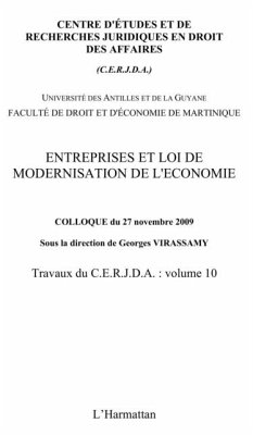 Entreprises et loi de modernisation de l'economie - travaux (eBook, PDF) - Georges Virassamy