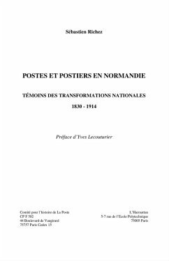 Cover Postes et postiers en normandie - temoins des transformation (eBook, ePUB)