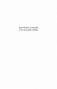 Saint nicolas, le boucher et les trois petits enfants - biog (eBook, PDF) - Jean
