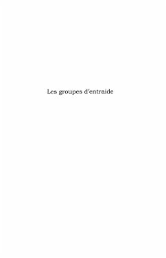 Les groupes d'entraide - une therapie contemporaine (eBook, ePUB)
