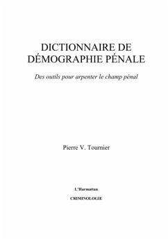 Cover Dictionnaire de demographie penale (eBook, PDF)