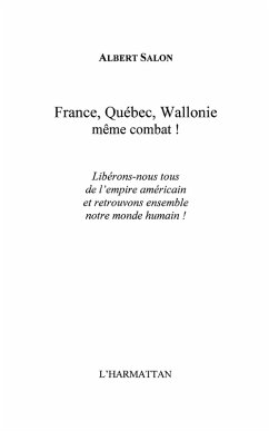France,Quebec,Wallonie:meme combat (eBook, ePUB) France,Quebec,Wallonie:meme combat (eBook, ePUB)