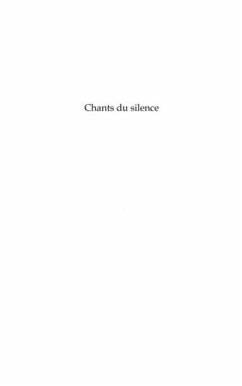 Chants du silence - poesie (eBook, PDF)