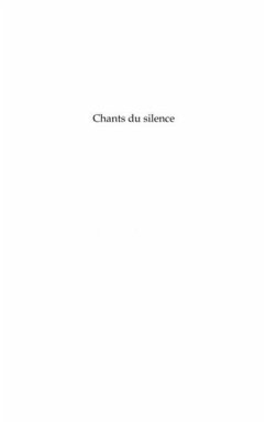 Chants du silence - poesie (eBook, PDF)