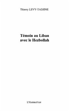 Temoin au Liban avec le Hezbollah (eBook, ePUB)
