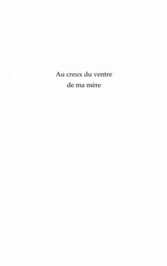 Au creux du ventre de ma mere (eBook, PDF) - Philippe Cornet