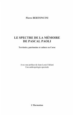 Le spectre de la memoire de pascal paoli - territoire, patri (eBook, PDF)