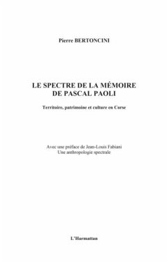 Le spectre de la memoire de pascal paoli - territoire, patri (eBook, PDF) Le spectre de la memoire de pascal paoli - territoire, patri (eBook, PDF)