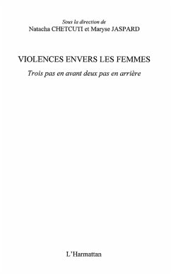 Cover Violences envers les femmes trois pas en (eBook, ePUB)