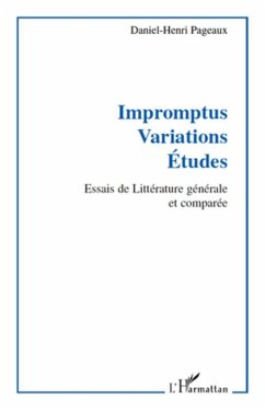Cover Impromptus. variations. etudes - essais de litterature gener (eBook, ePUB)