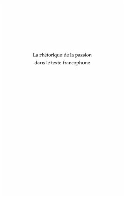 La rhetorique de la passion dans le text (eBook, ePUB)